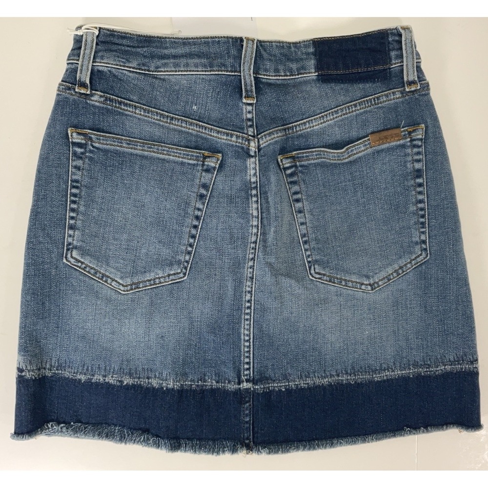 NWT Women's Joe's Jeans The Wasteland High Rise Denim Skirt Blue 27" X‎ 16" - Picture 5 of 7